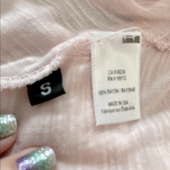 C & C California 🌴 NWT Sea Pink Tunic Top - Picture 4 of 7